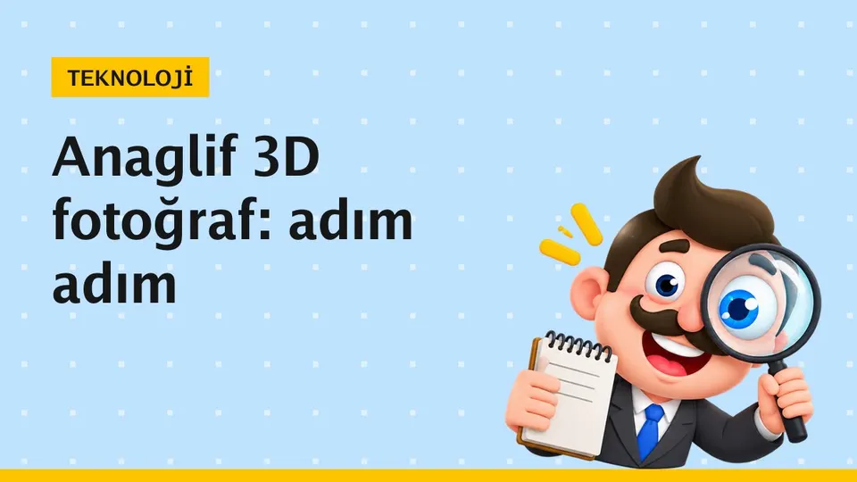 Anaglif 3D fotoğraf nasıl yapılır? Telefon ve bilgisayarla