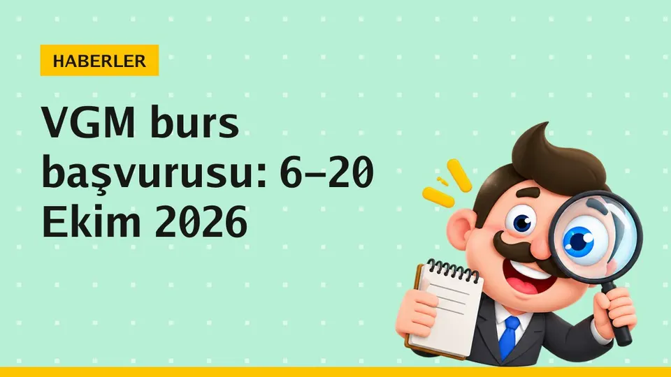 Vakıflar Genel Müdürlüğü burs başvurusu nasıl yapılır?